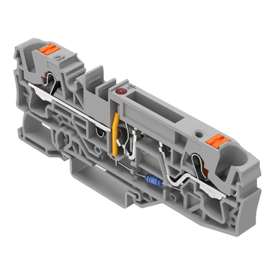 WAGO GmbH & Co. KG 2-Leiter-Sicherungsklemme grau 2206-1681/1000-413
