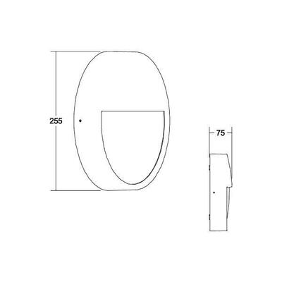 Brumberg Leuchten LED-Wandleuchte 230 V 3000/4000/5700K 10037183MC
