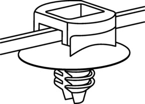 HellermannTyton Befestigungsbinder 150x3,5 150-55948