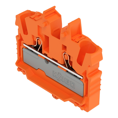 WAGO GmbH & Co. KG 2-LeiterMini-Durchgangskl. Drücker,2,5 mm²,or 2252-312