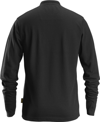 Snickers Workwear Langarm Pique Shirt L,schwarz 26080400006