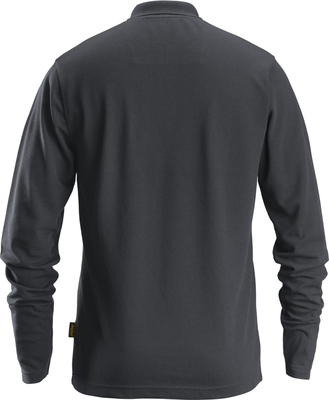 Snickers Workwear Langarm Pique Shirt 3XL,stahlgrau 26085800009