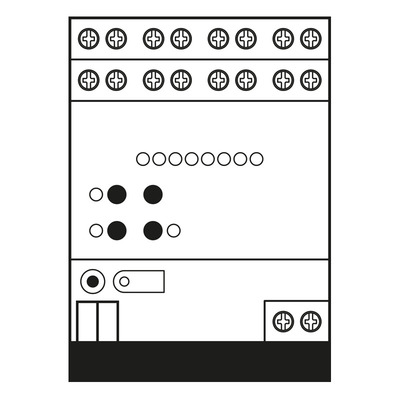 Jung KNX Jalousieaktor REG Gehäuse 4TE 2514 REGHE