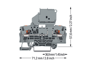 WAGO GmbH & Co. KG 2-Leiter-Sicherungsklemme 2204-1611/1000-836