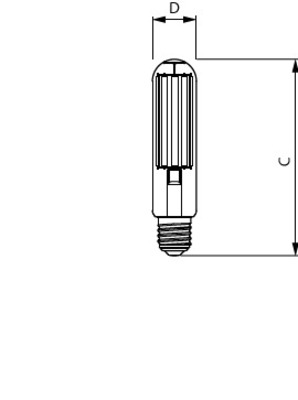 Philips Lighting LED-Lampe E40 740 MASLED SON #24039100