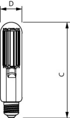 Philips Lighting LED-Lampe E27 727 TForceCore #26771800