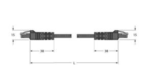 Turck Leitung für Industrial Ethernet RJ45S RJ45S 843-15M