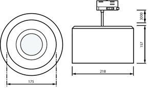 Philips Lighting 3D-LED-Leuchte 830 TCKTPT 20S #06836600