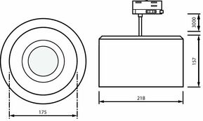 Philips Lighting 3D-LED-Leuchte 830 TCKTPT 20S #06836600