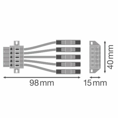 Ledvance Ersteinspeise-Verbinder 5P TRUSYS#4099854230219