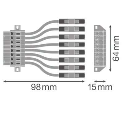 Ledvance Ersteinspeise-Verbinder 8P TRUSYS#4099854230233