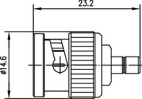 Telegärtner Adapter BNC-SMB m-m 50 Ohm 100023692