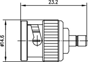 Telegärtner Adapter BNC-SMB m-m 50 Ohm 100023692