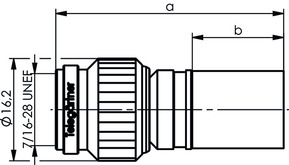 Telegärtner R-TNC Stecker Cr/Cr LMR-300 100027540