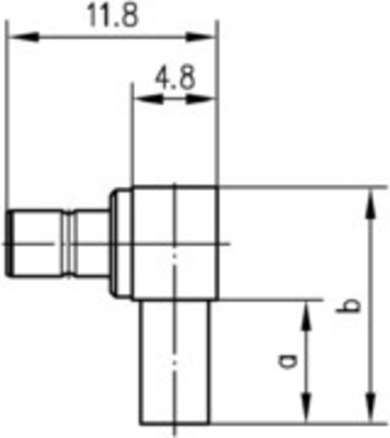 Telegärtner SMB-WINKELSTECKER CR AU G8 RD-316 100024862