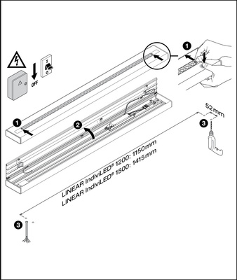 Ledvance LED-Pendelleuchte 940 LN INV#4099854135255