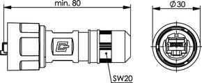 Telegärtner STX V1 RJ45 Steckerset feldkonfektioniert 100007461