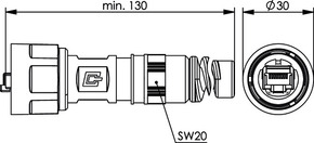 Telegärtner STX V1 RJ45 Steckerset feldkonfektioniert 100007462