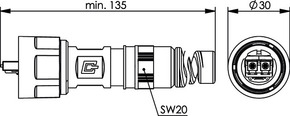 Telegärtner STX V1 LC-D Steckerset MM 100007568