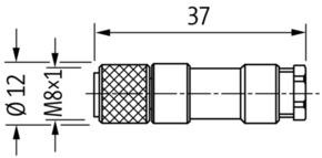 Murrelektronik Rundsteckerverbinder M8 7000-08481-0000000