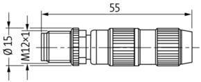 Murrelektronik Rundsteckverbinder 7000-12481-0000000