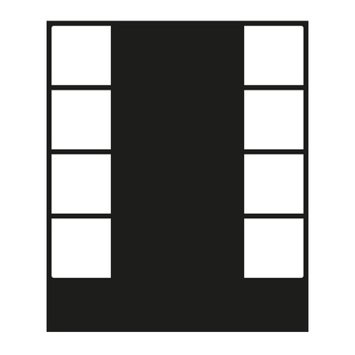 Jung Tastensatz, 4-fach ch komplett A 504 TSA WW