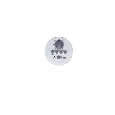 DeKon Turmventilator Höhe 76 cm, 50W B 293 Stratos weiß