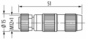 Murrelektronik Buchse gerade 4pol. 0,25-0,5qmm 7000-12601-0000000