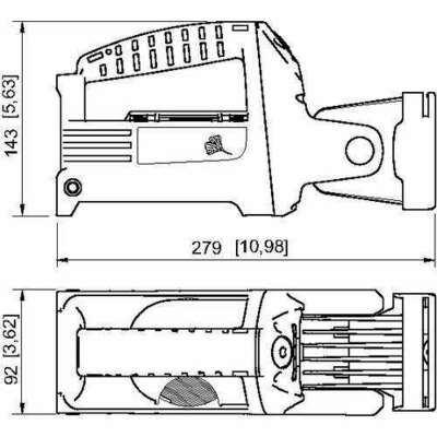 Stahl LED Handscheinwerfer Komplettset L148/1111-111#225779