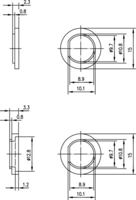 Telegärtner Isolierscheibe Typ A weiß 100000664