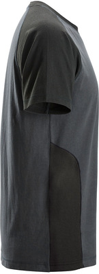 Snickers Workwear 2-Farben T-Shirt S,stahlgr-schw 25505804004