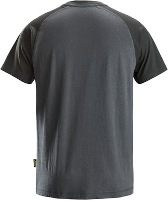 Snickers Workwear 2-Farben T-Shirt S,stahlgr-schw 25505804004