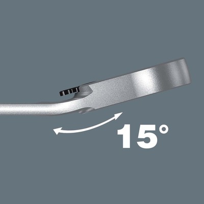 Wera Werk Maul-Ringratschen-Schl. 15Grad abgew., SW 14 05020069001