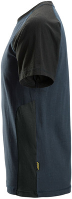 Snickers Workwear 2-Farben T-Shirt XS,navy-schw 25509504003