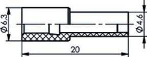 Telegärtner Knickschutztülle gelb G4, G7, G8, G29 100001128
