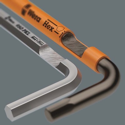 Wera Werk Hex-Plus Winkelschlüssels. 1,5-10mm, m. Haltef. 05022210001