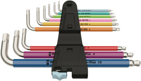 Wera Werk Hex-Plus Winkelschlüssel 1,5-10mm, m. Haltef. 05022669001
