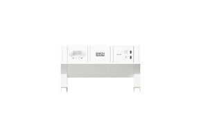 Bachmann DESK2 white 1xCH 90° 1xUSB C/C 45W 0,2m RAL9010 BM0023880