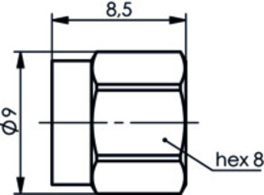 Telegärtner Abdeckhaube SMA AU o.Kette 100021277