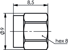 Telegärtner Abdeckhaube SMA AU o.Kette 100021277