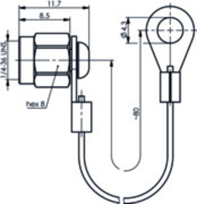 Telegärtner SMA Abdeckkappe mit Schnur 100021279