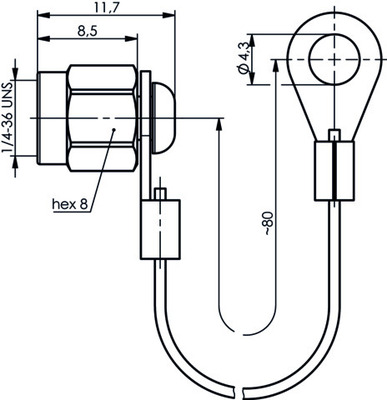 Telegärtner SMA Abdeckkappe mit Schnur 100021279