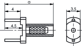 Telegärtner Kabeldirektanschluss f.LTP RG178B/U RG196A/U 100021302