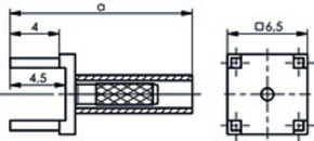 Telegärtner Kabeldirektanschluss f.LTP G7 /(RG-316/U) 100021304
