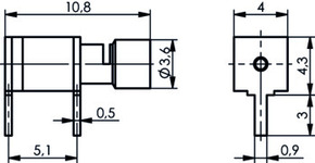 Telegärtner Kabelwinkelanschluß LPT SN G7 (RG316/U) 100021309