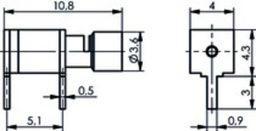 Telegärtner Kabelwinkelanschluß LPT SN G7 (RG316/U) 100021309