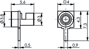 Telegärtner Kabelwinkelanschluß LPT SN G7 (RG316/U) 100021312