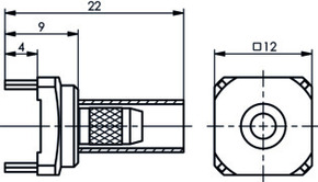 Telegärtner Kabeldirektanschluss cr f.LTP G1(RG58C/U) 100021313