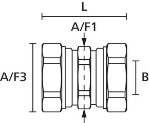 HellermannTyton Metallverschraubung Flüssigkeitsdicht 166-32600(10)