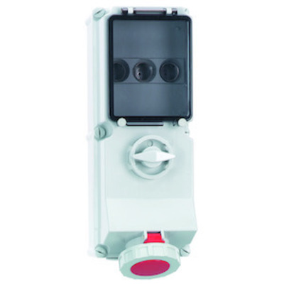 Bals Elektrotech. Wandsteckdose GT abschaltb 63A 5p 400V 6h IP67 1770